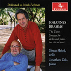 Brahms: The Three Sonatas for violin and piano (arr. cello and piano)