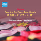 Mozart, W.A.: Sonatas for Piano 4-Hands, K. 357, 497, 521 (Badura-Skoda, Demus) (1951)