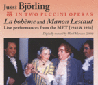 Jussi Björling in Two Puccini Operas (1948, 1956)