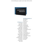 Verstummte Stimmen (1933-1945)